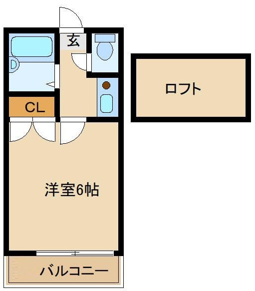 Ｋ’ｓⅡの間取り|間取りです。