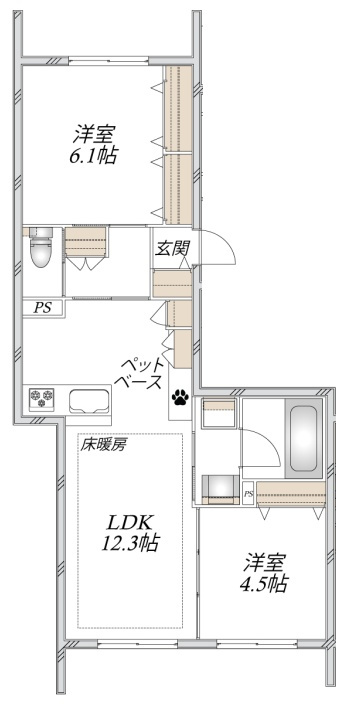 La　Maison　Mateの間取り
