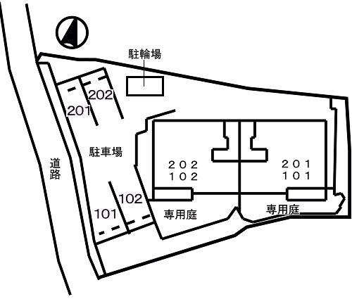 フリーデンハオスの区画図|☆神戸市垂水区　フリーデンハオス☆