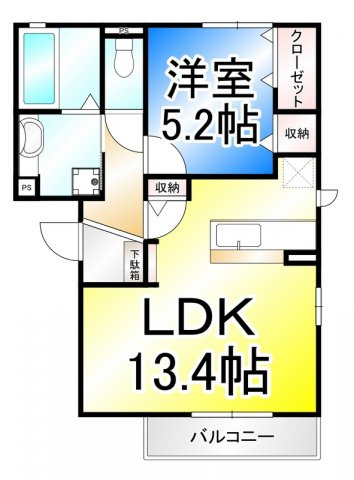 エスポワール・東和田の間取り