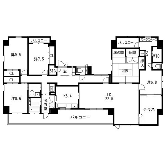 【間取り】 | セイザンコート(SEIZAN COURT)