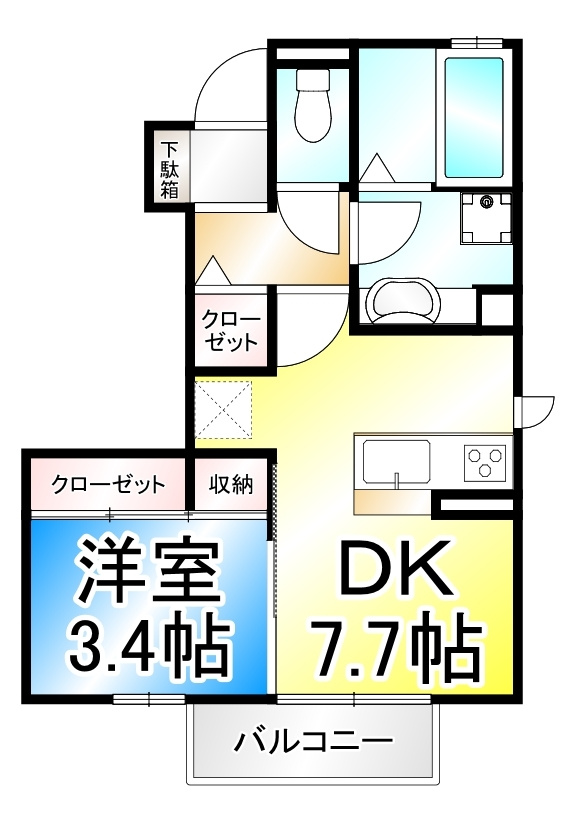 テトラの間取り
