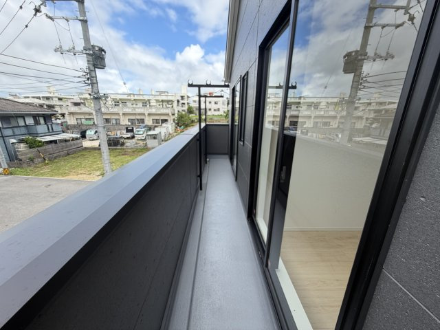 浦添市西原　第6（全2棟）ラスト2号棟のバルコニー|2号棟　ルーフバルコニー♪