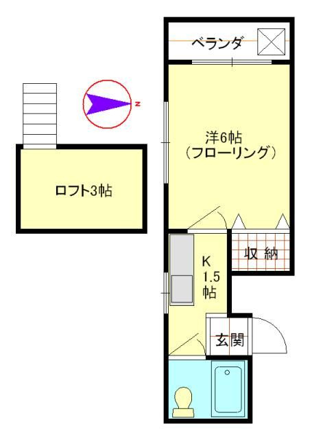 シュガーハウスの間取り