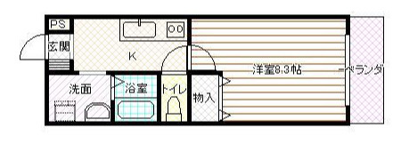 メゾンコンフォールの間取り
