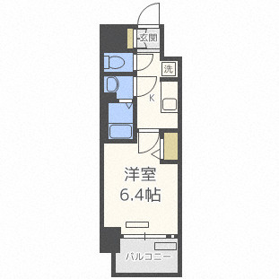 プレサンス上町台筆ケ崎SOUTHの間取り