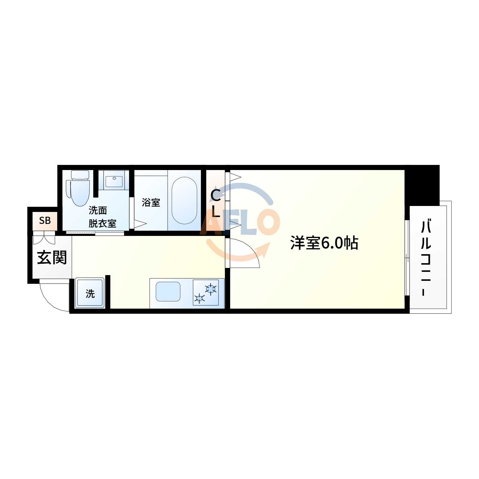 ブリリアント大阪西の間取り|ブリリアント大阪西　間取り