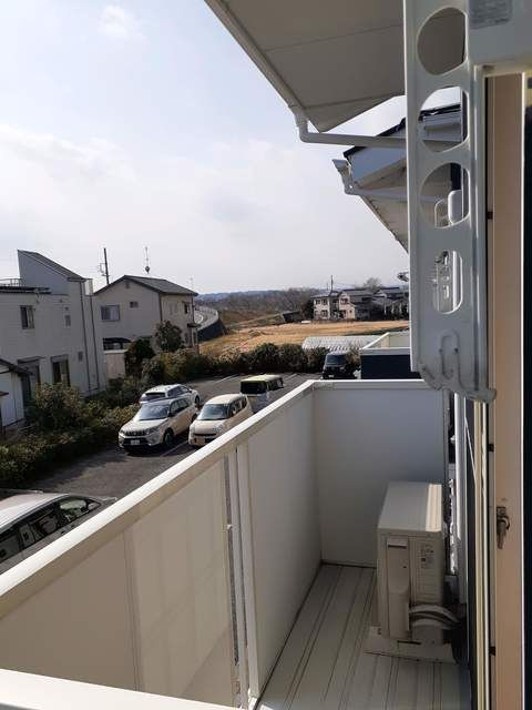 シプレスアルディア　Ａのバルコニー