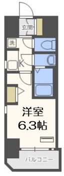 【間取り】 | エステムコートディアシティWEST