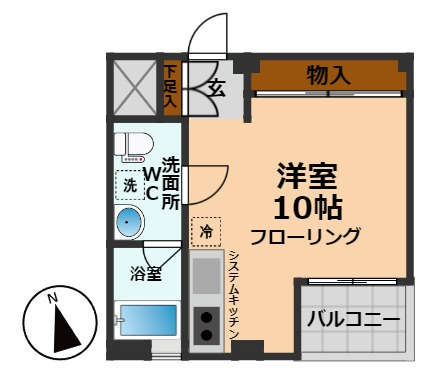 【間取り】 | ソヨカゼテラス永福町