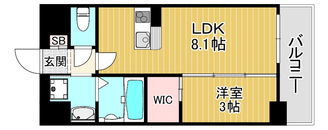 【間取り】 | LUMINOUS放出(旧セレニテ放出リアン)