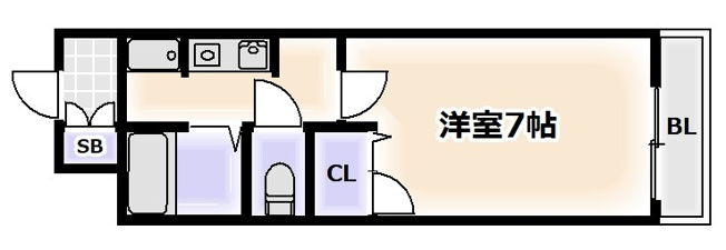 【間取り】 | フルーレ住之江