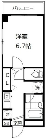 殿山IVYの間取り|間取りです。
