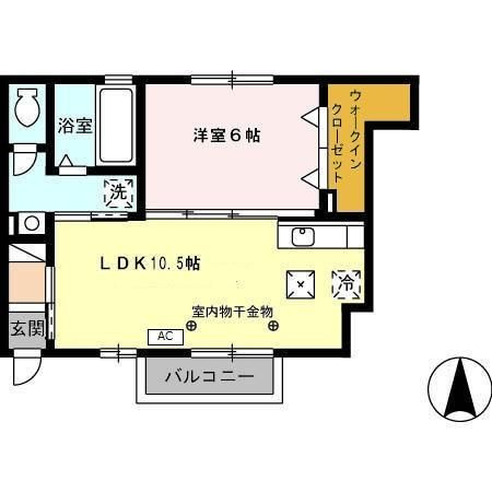 アニバーサリーＣの間取り