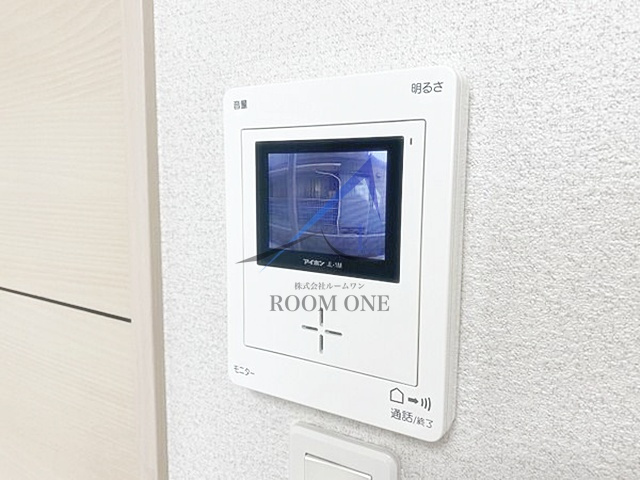サンハイムのセキュリティ|モニター付きインターホンです。