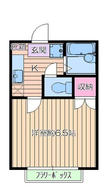 サンハイムの間取り|間取りです。