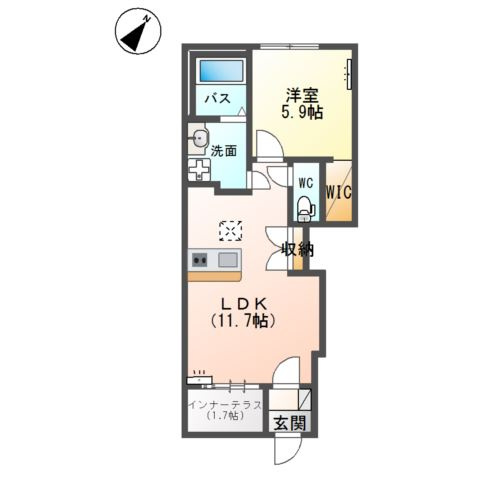 アンソレイユ２６の間取り