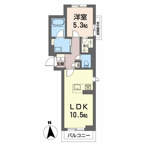 ベレオ雅の間取り