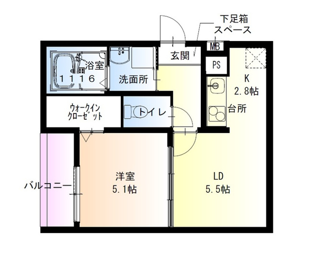 【間取り】 | フジパレス羽衣2番館
