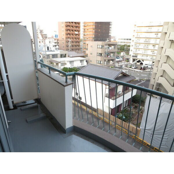 チサンマンション徳川町のバルコニー