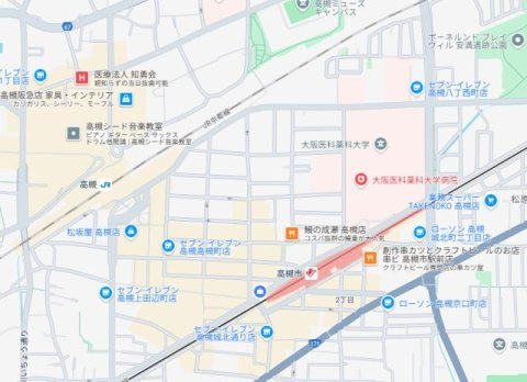 グランコート北園の地図