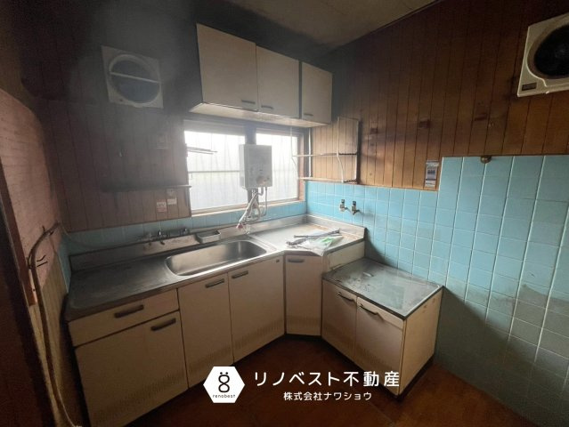 東大阪市友井４丁目のキッチン|コンロ設置可能なL字型キッチン♪