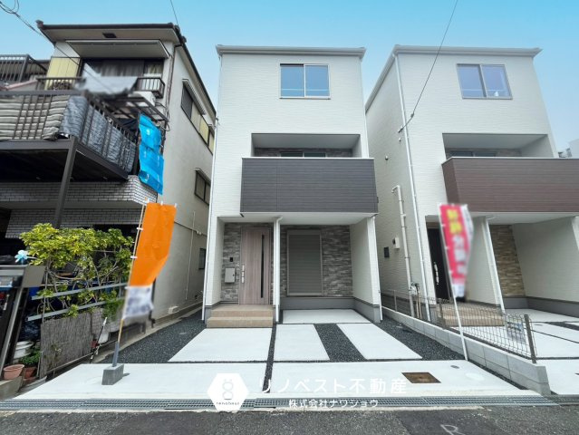 東大阪市南上小阪1期の外観|2026年6月完成の新築戸建！
南向き採光につき陽当たり良好♪
