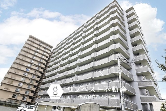 クレール八戸ノ里ソレイユの外観|2026年1月リフォーム完成！
オートロック完備の最上階角部屋◎