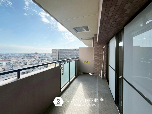 イトーピア枚岡公園のバルコニー|【リノベスト不動産】土日祝も営業中！HPより来店予約も可能です◎