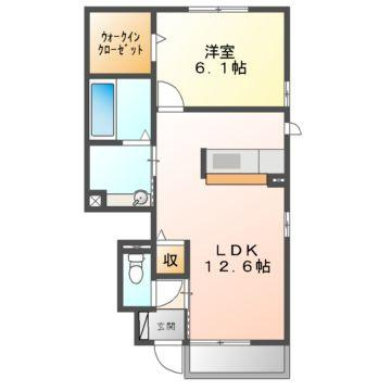 メナージュ　Ａの間取り
