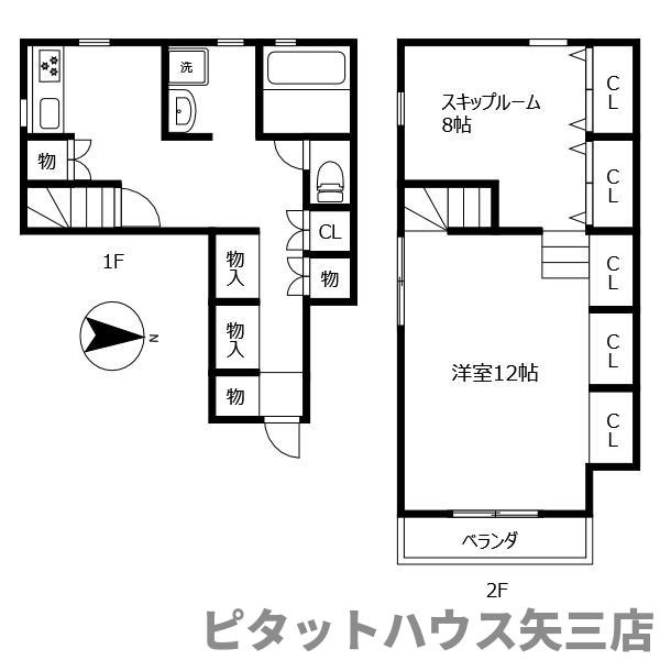 ココカラハウス藍住の間取り