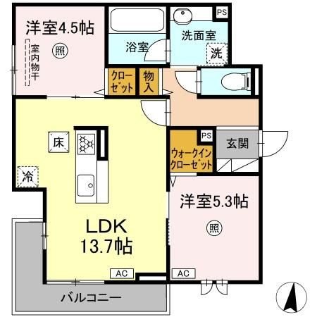 【間取り】 | Ｄ-residence諸岡