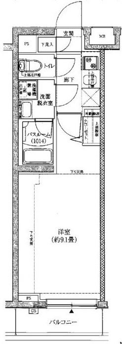 ロアール板橋桜川の間取り|間取りです。