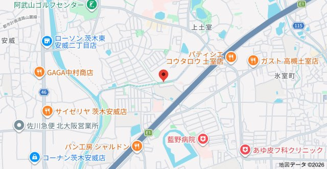 ネオコート上土室の地図