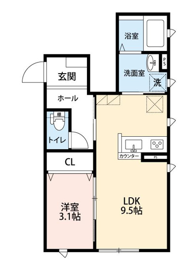 【間取り】 | エルメゾン砂津