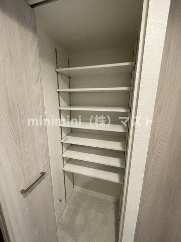 大阪市生野区巽北４丁目の賃貸マンションの収納
