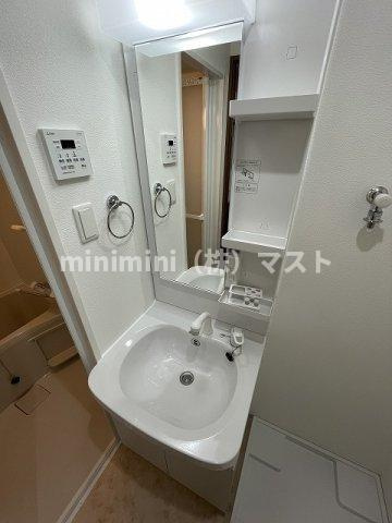 大阪市生野区桃谷５丁目の賃貸マンションの洗面所
