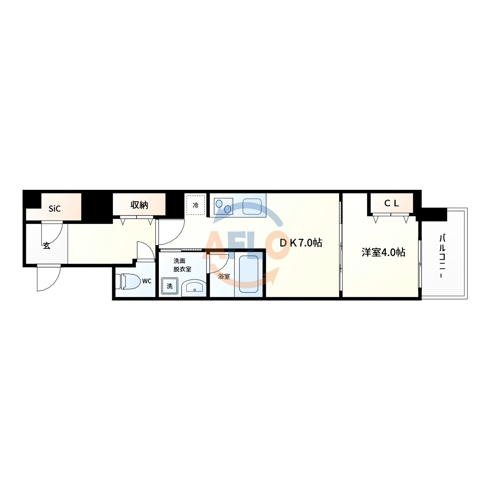セイワパレス本町東の間取り|セイワパレス本町東　間取り
