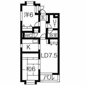 【間取り】 | エクセレント中野 | 間取りです。