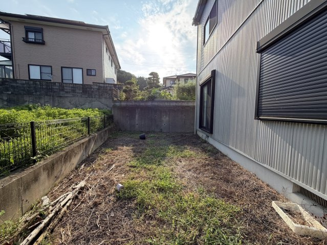 常陸太田市中古戸建の庭