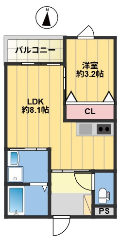 【間取り】 | 仮称）早良区飯倉6丁目新築AP