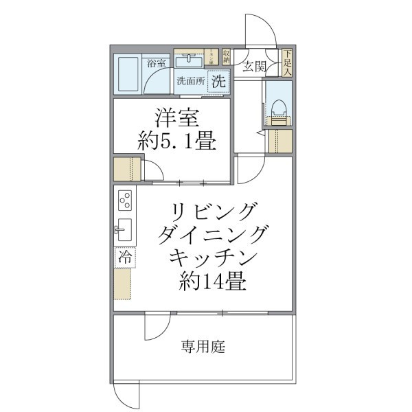 ＩＳＭ経堂の間取り