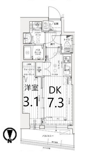 【間取り】 | エステムコート名古屋上前津