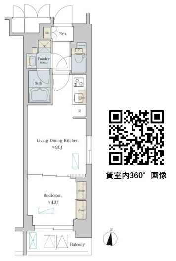 Ｂｒｉｌｌｉａ　ｉｓｔ　渋谷本町の間取り