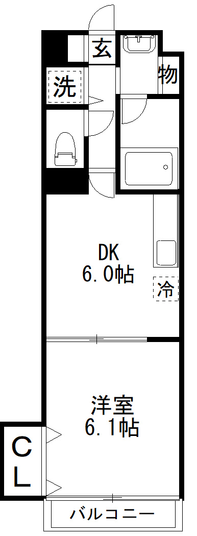グリュックの間取り