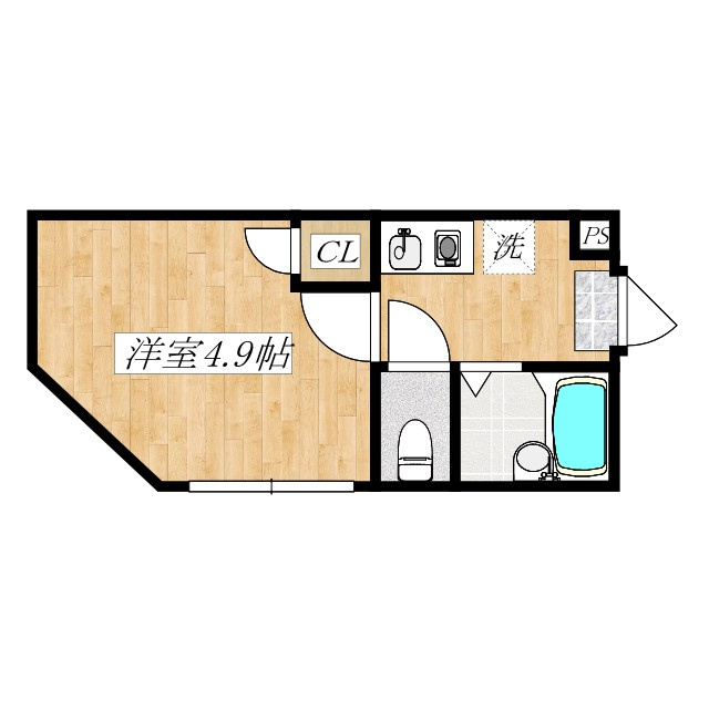 L.メゾン扇　B棟の間取り|間取りです☆