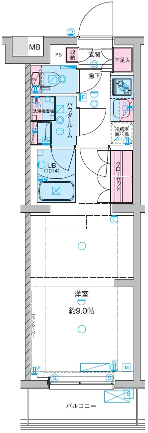 GENOVIA聖蹟桜ヶ丘の間取り