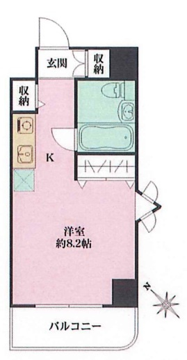サイプレス北新宿の間取り