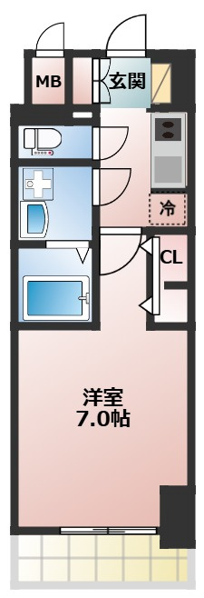 S-RESIDENCE上飯田駅前の間取り