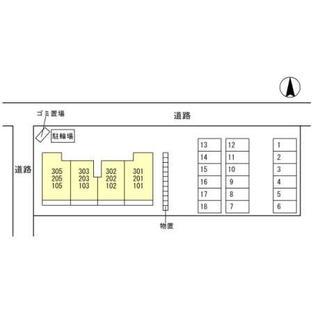 メゾン ドレッセの区画図
